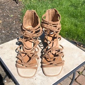 Womens block heel sandal